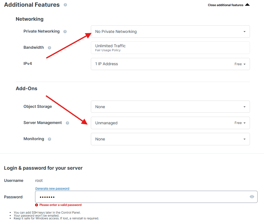 Additional Features
