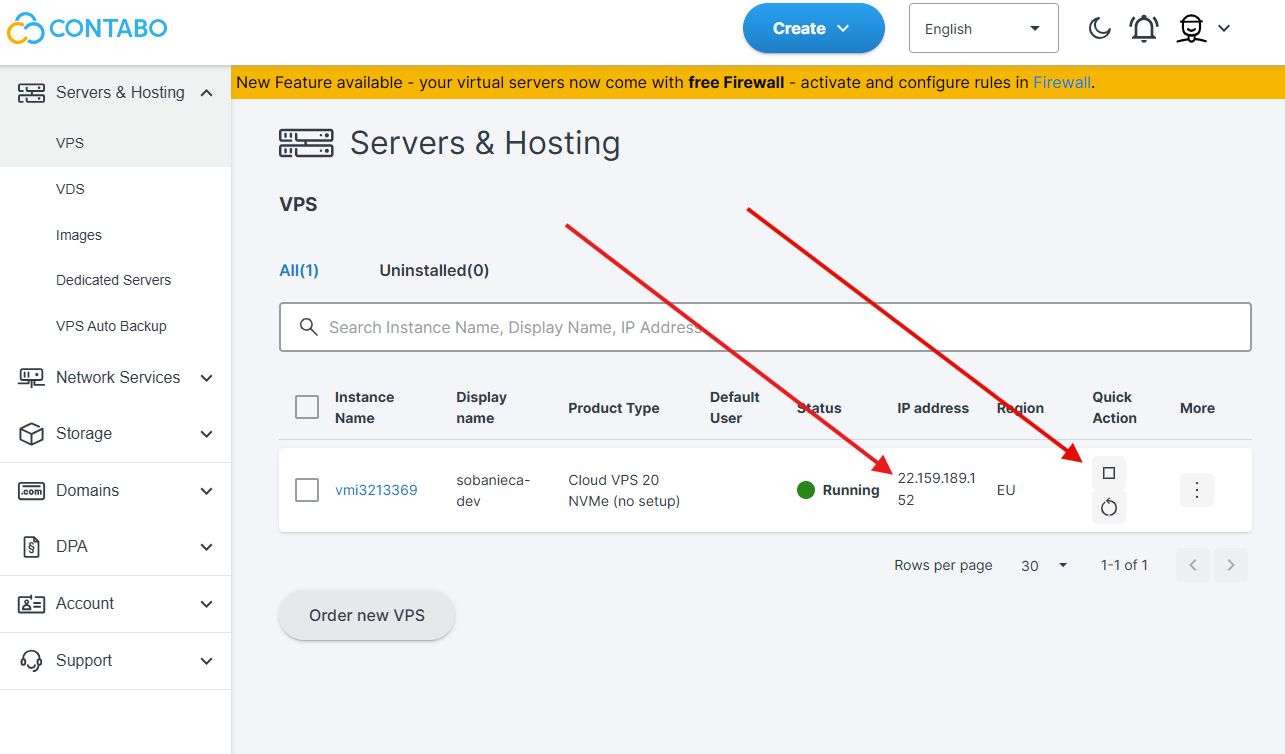 Customer Panel