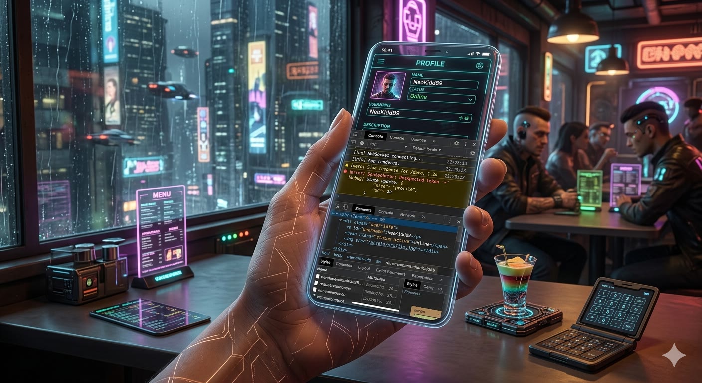 Debugging frontend on your mobile phone?
